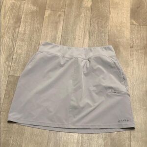 Orvis Women's Soft Gray Mini Skirt